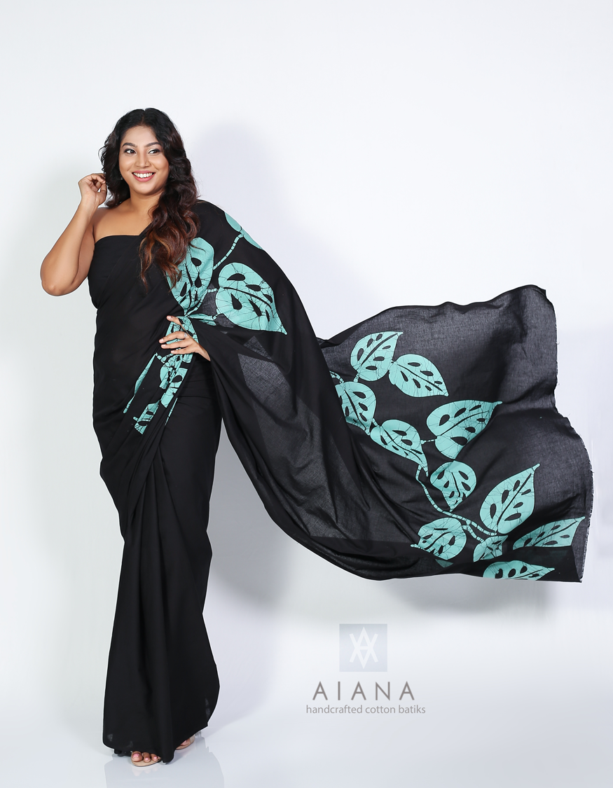 The Handcrafted Batik Cotton Saree by AIANA