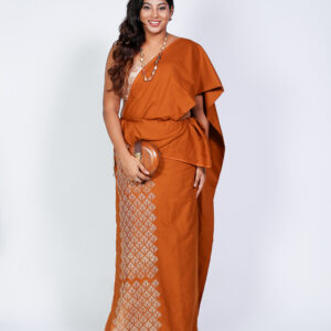 Handpainted Cotton Saree by AIANA