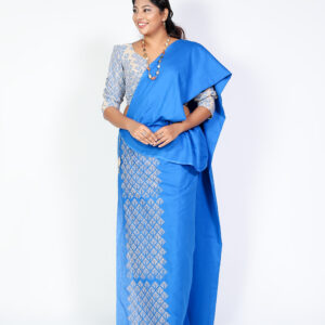 Handpainted Cotton Saree by AIANA