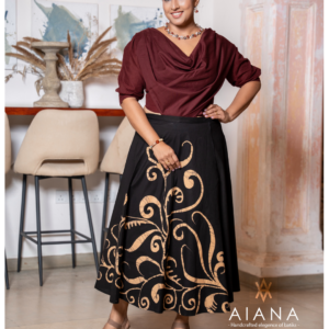Traditional liyawela Handcrafted batik skirt